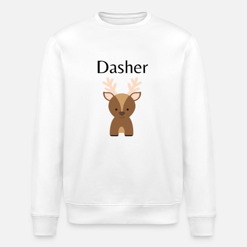 Dasher - Sweat bio ROLLER Stanley/Stella Unisexe - blanc