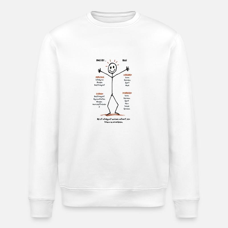 Visionary Elli - Stanley/Stella Unisex Bio-Sweatshirt ROLLER - Weiß