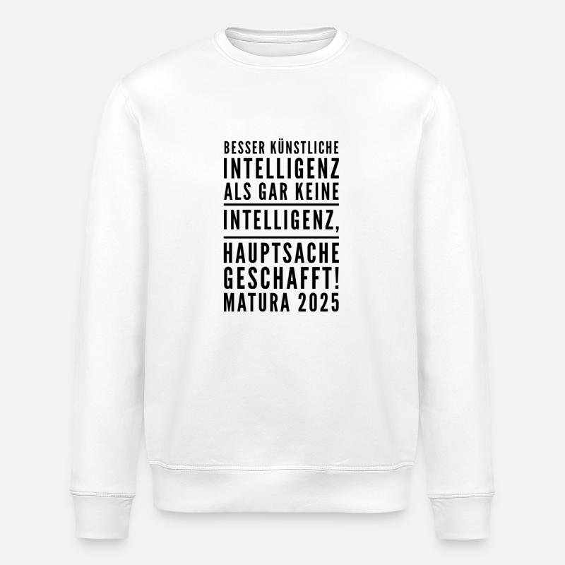 Matura - Stanley/Stella Unisex Bio-Sweatshirt ROLLER - Weiß
