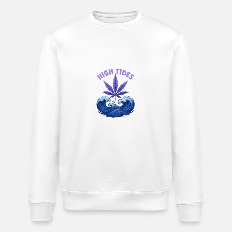 High Tides - Stanley/Stella Unisex Bio-Sweatshirt ROLLER - Weiß