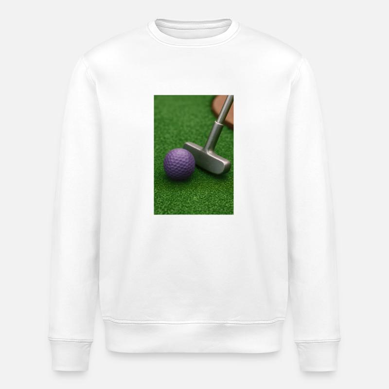 Sport - Minigolf - Stanley/Stella Unisex Bio-Sweatshirt ROLLER - Weiß