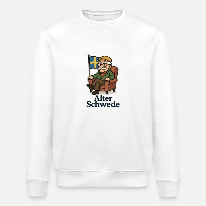 Alter Schwede - Stanley/Stella Unisex Bio-Sweatshirt ROLLER - Weiß