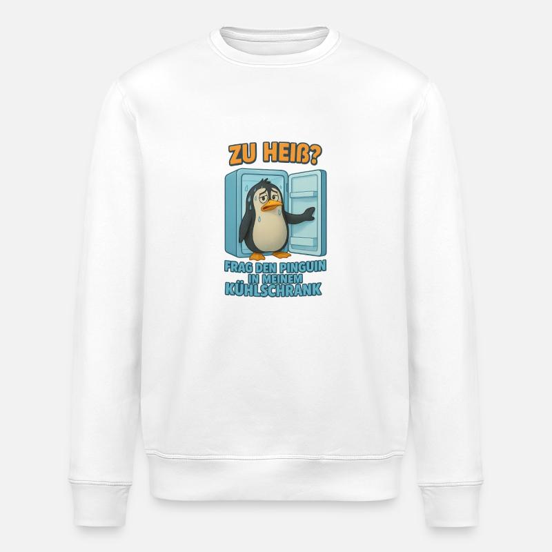 Zu Heiß? - Stanley/Stella Unisex Bio-Sweatshirt ROLLER - Weiß