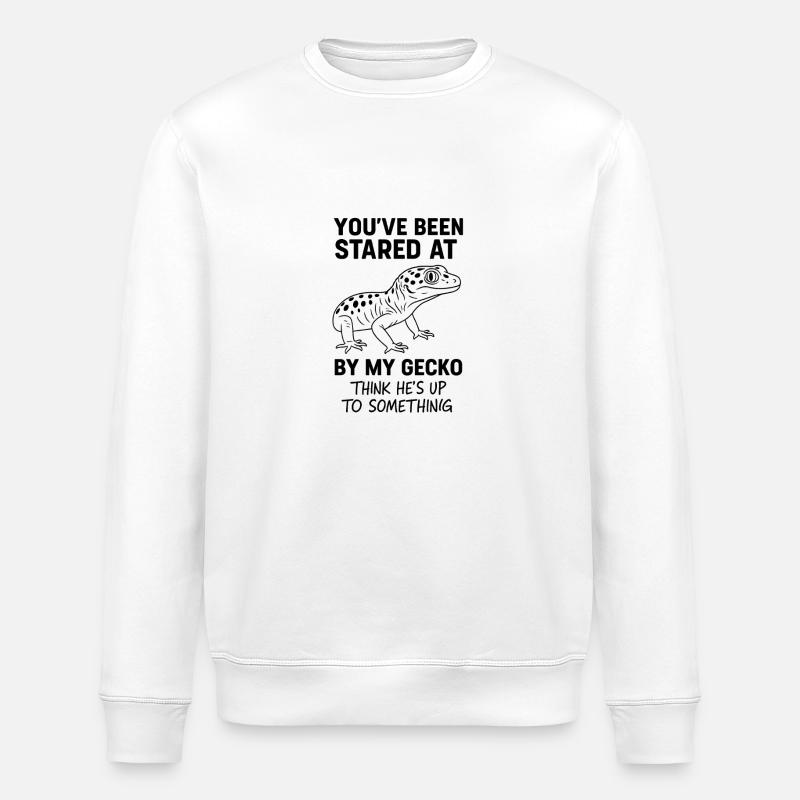 Regardé par mon gecko - Sweat bio ROLLER Stanley/Stella Unisexe - blanc
