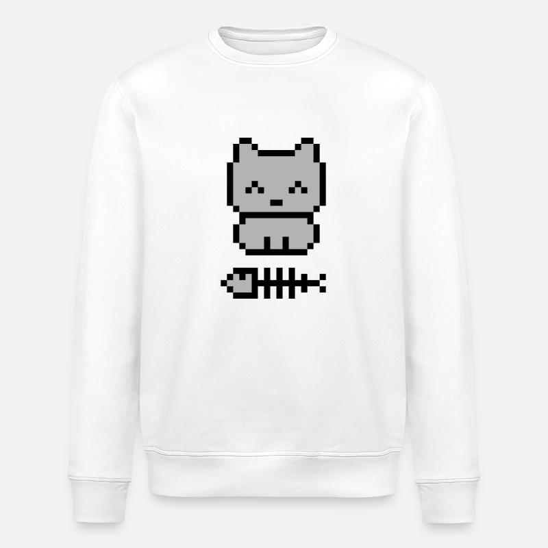 pixelkitten - Stanley/Stella Unisex Bio-Sweatshirt ROLLER - Weiß