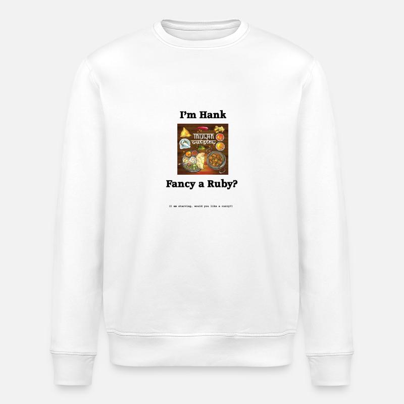 Rubis - Sweat bio ROLLER Stanley/Stella Unisexe - blanc