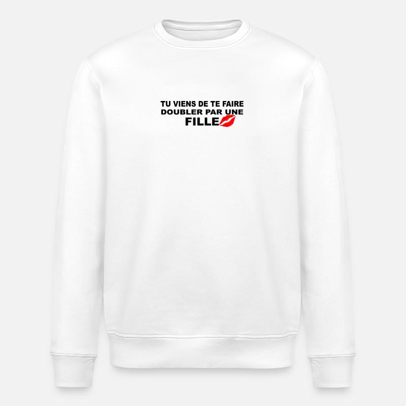 Aufkleber - Stanley/Stella Unisex Bio-Sweatshirt ROLLER - Weiß