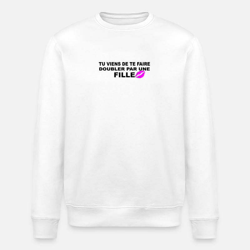 Fille - Sweat bio ROLLER Stanley/Stella Unisexe - blanc