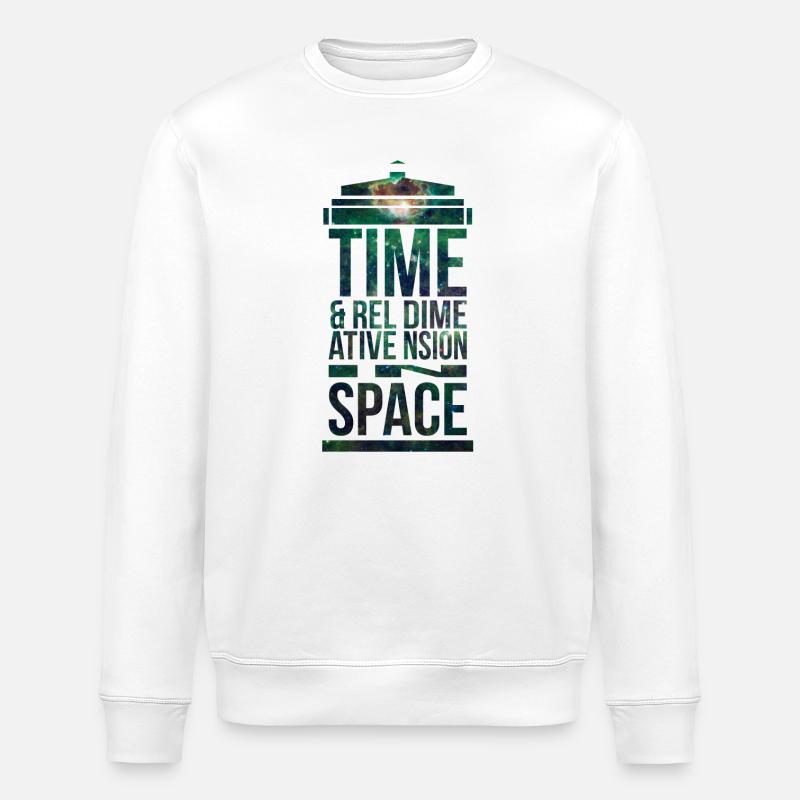 TARDIS - Sweat bio ROLLER Stanley/Stella Unisexe - blanc