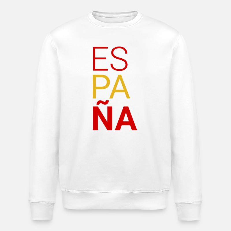 Espagne - Sweat bio ROLLER Stanley/Stella Unisexe - blanc