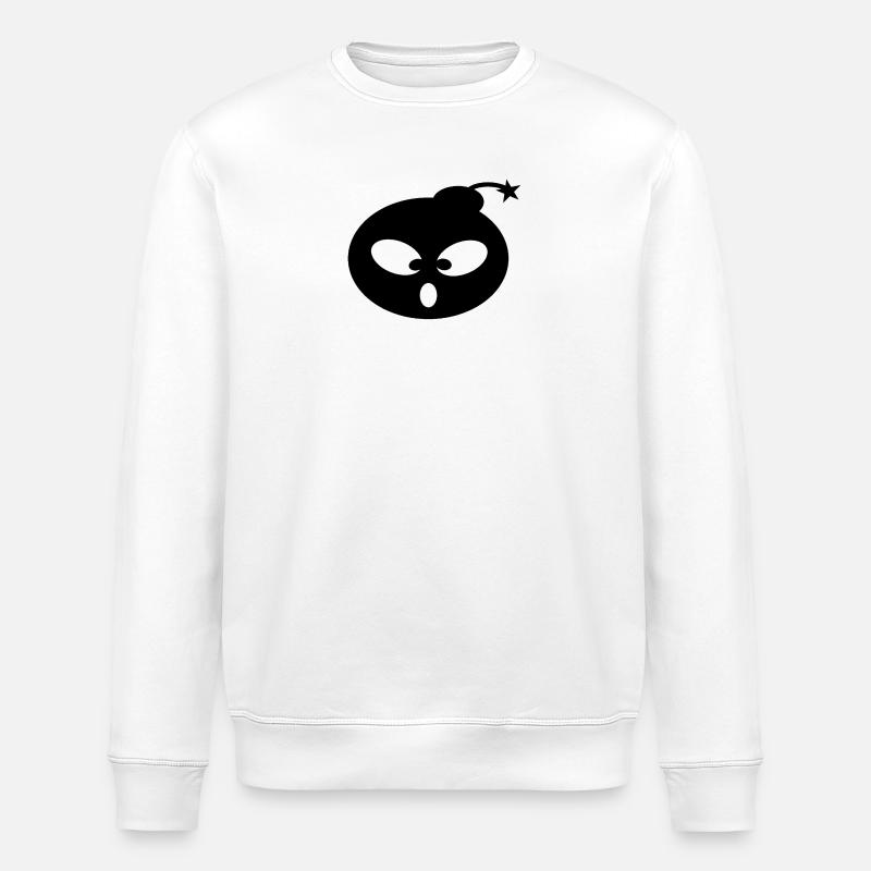 Bombe Oh - Sweat bio ROLLER Stanley/Stella Unisexe - blanc