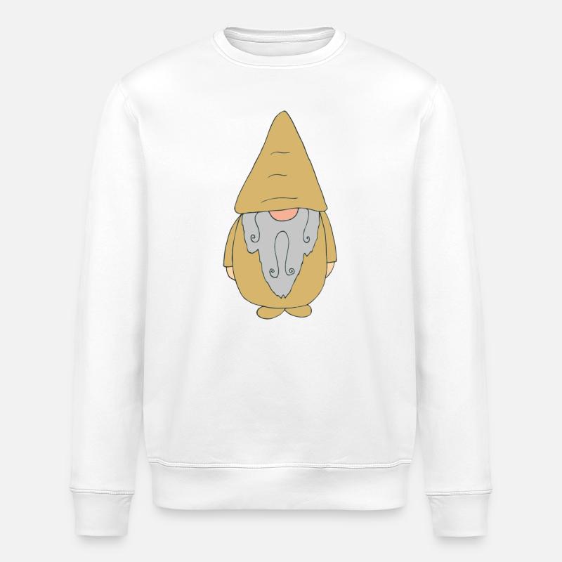 Gnome de jardin Or - Sweat bio ROLLER Stanley/Stella Unisexe - blanc