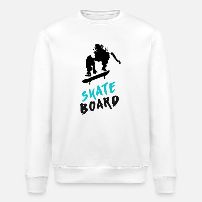 SKATER 2024 - Stanley/Stella Unisex Bio-Sweatshirt ROLLER - Weiß