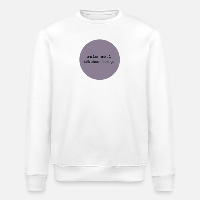 talk about feelings 5 - Stanley/Stella Unisex Bio-Sweatshirt ROLLER - Weiß