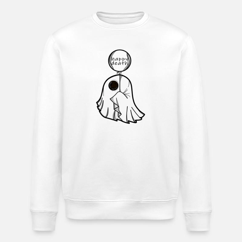 Joyeux sprite de ballon d’Halloween - Sweat bio ROLLER Stanley/Stella Unisexe - blanc