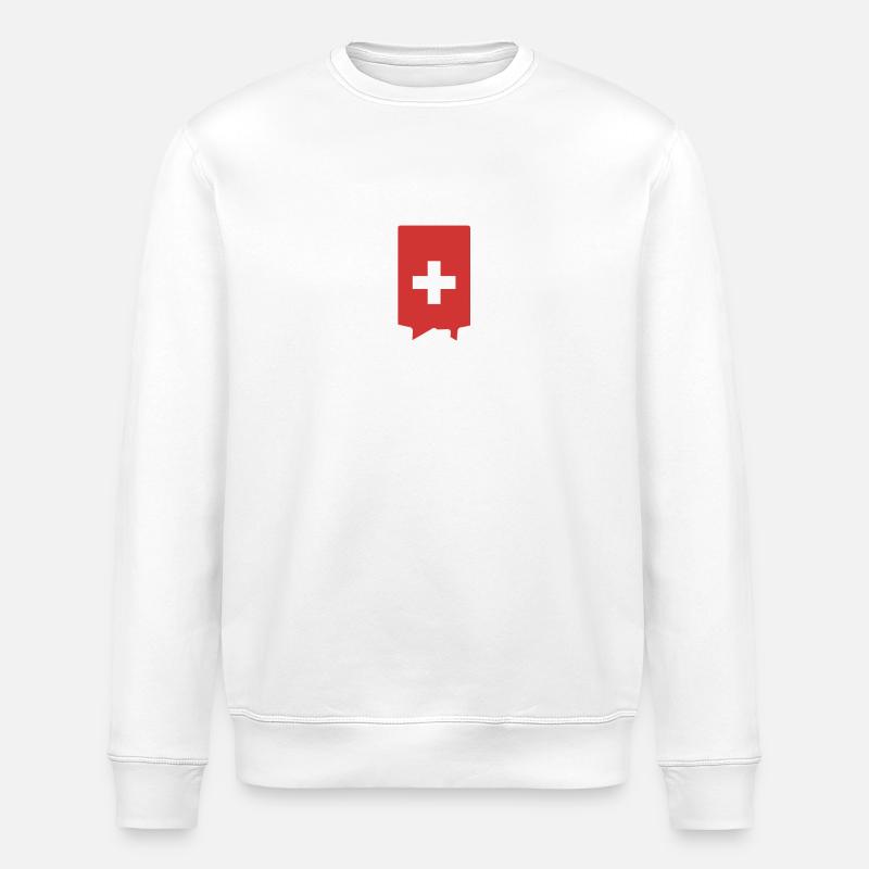 Suisse suisse - Sweat bio ROLLER Stanley/Stella Unisexe - blanc
