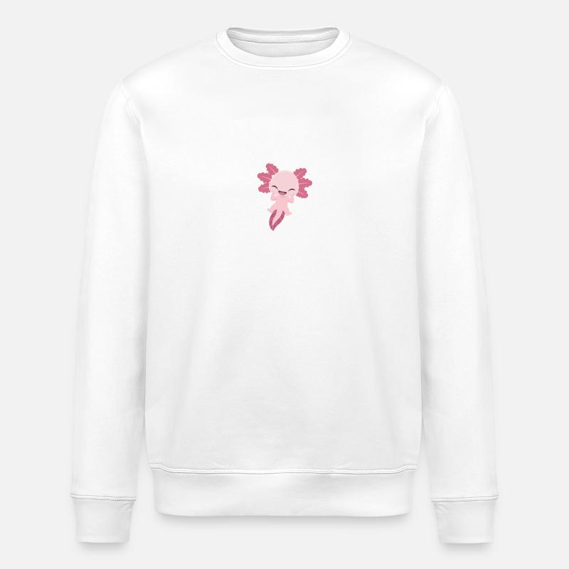 Axolotl - Sweat bio ROLLER Stanley/Stella Unisexe - blanc