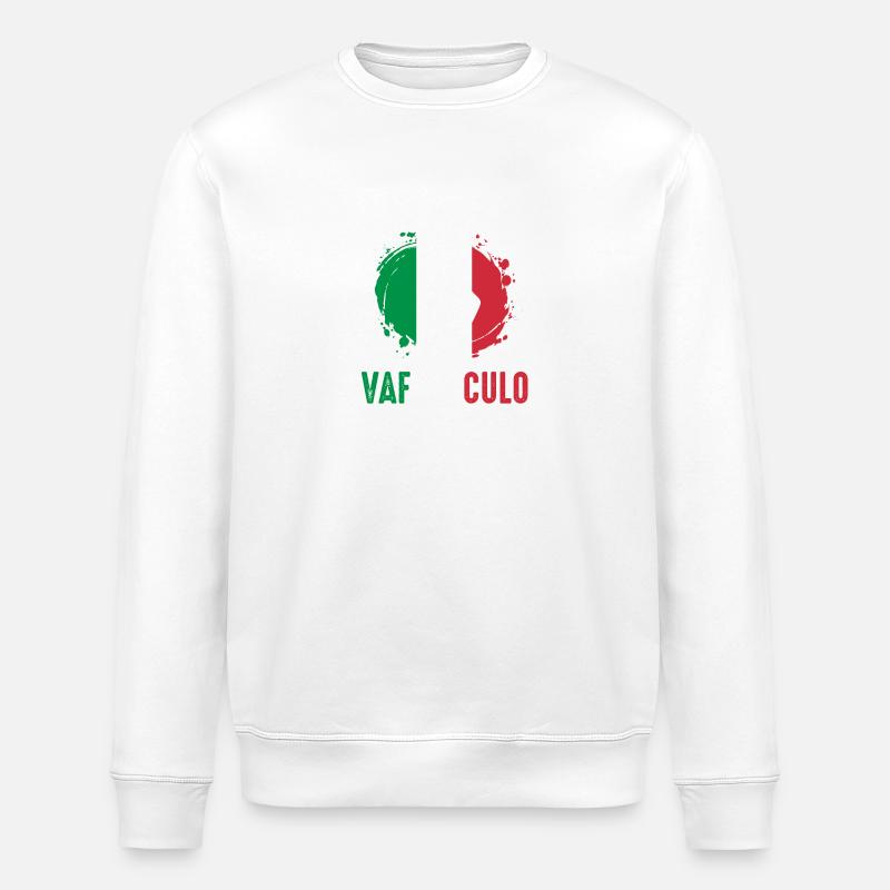 Italie Vaffanculo italien - Sweat bio ROLLER Stanley/Stella Unisexe - blanc