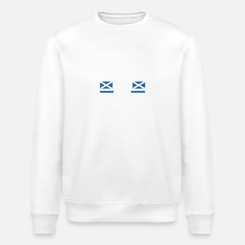 Scots Scottish Scotland - Stanley/Stella ROLLER Unisex Organic Sweatshirt - white