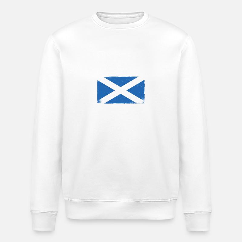 Scots Scottish Scotland - Stanley/Stella ROLLER Unisex Organic Sweatshirt - white