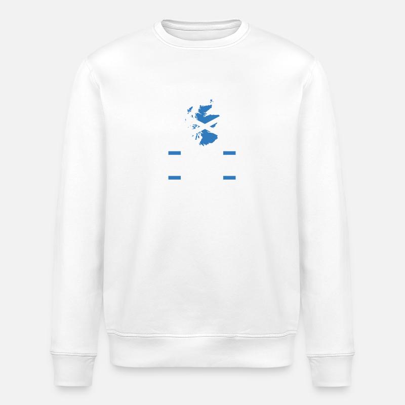 Ecossais Ecosse Ecosse Ecosse - Sweat bio ROLLER Stanley/Stella Unisexe - blanc
