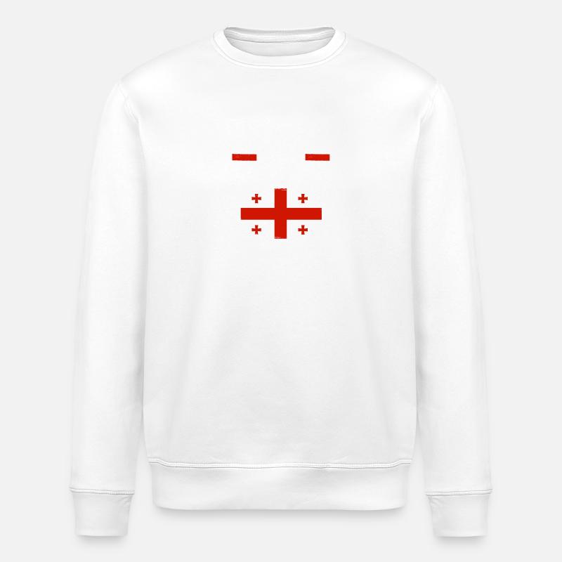 Géorgie géorgienne - Sweat bio ROLLER Stanley/Stella Unisexe - blanc