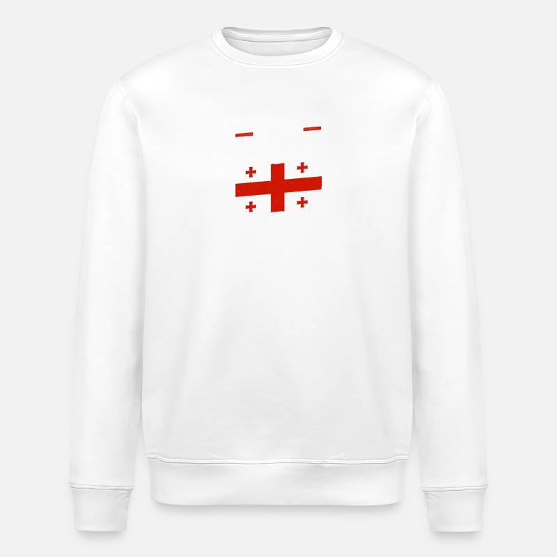 Géorgie géorgienne - Sweat bio ROLLER Stanley/Stella Unisexe - blanc