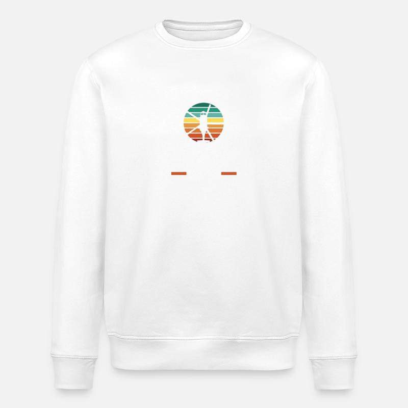 Pilot Helicopter Helicopter - Stanley/Stella ROLLER Unisex Organic Sweatshirt - white