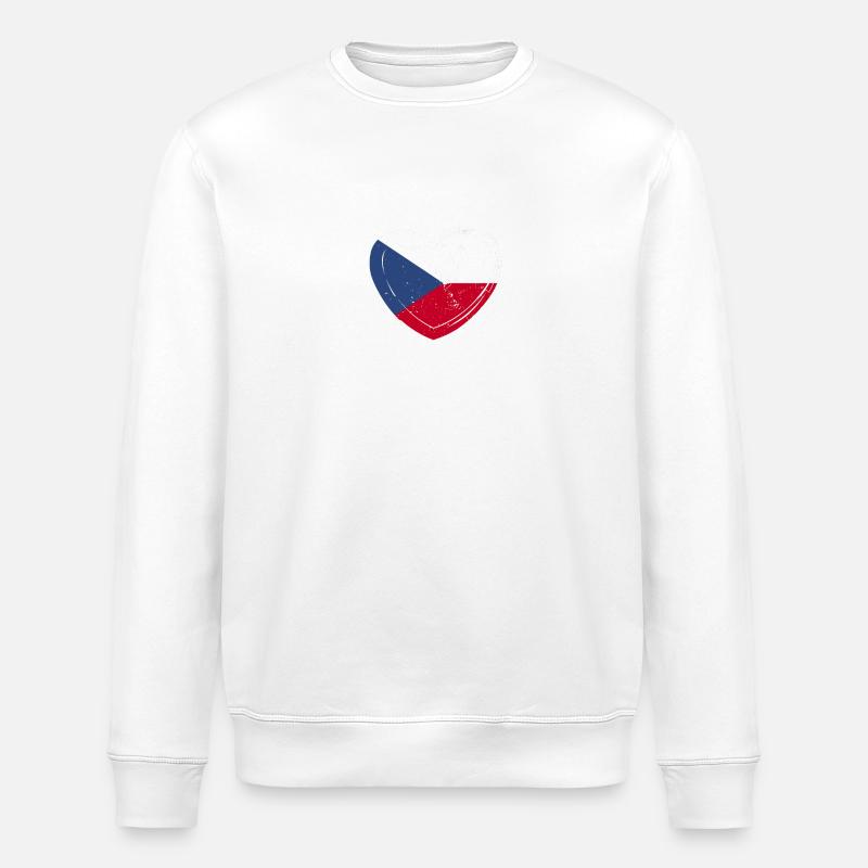 Tchèques République tchèque - Sweat bio ROLLER Stanley/Stella Unisexe - blanc
