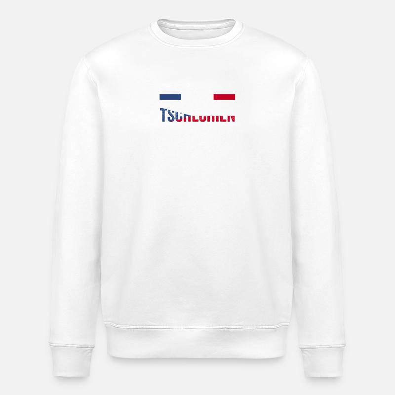 Tchèques République tchèque - Sweat bio ROLLER Stanley/Stella Unisexe - blanc