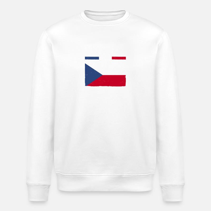 Tchèques République tchèque - Sweat bio ROLLER Stanley/Stella Unisexe - blanc