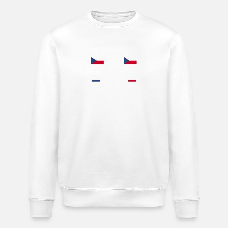 Tschechen Tschechisch Tschechien - Stanley/Stella Unisex Bio-Sweatshirt ROLLER - Weiß