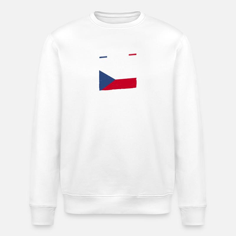 Tchèques République tchèque - Sweat bio ROLLER Stanley/Stella Unisexe - blanc