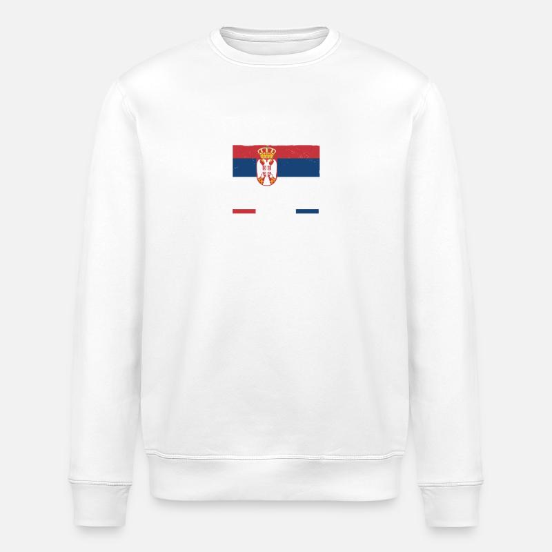 Serbe Serbe Serbie - Sweat bio ROLLER Stanley/Stella Unisexe - blanc