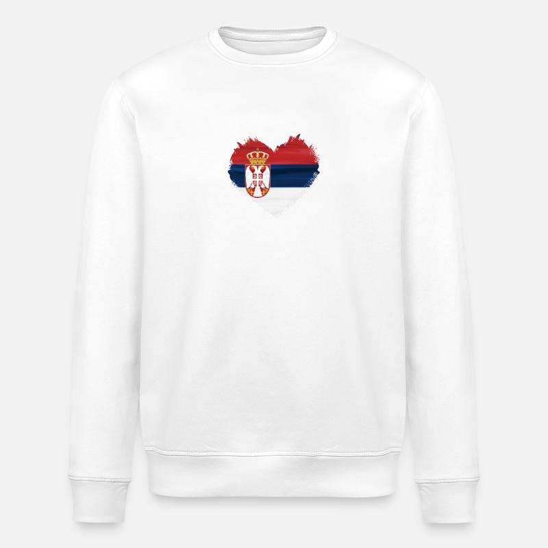 Serbe Serbe Serbie - Sweat bio ROLLER Stanley/Stella Unisexe - blanc