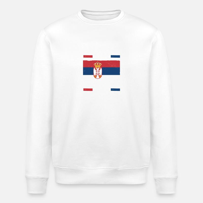 Serbe Serbe Serbie - Sweat bio ROLLER Stanley/Stella Unisexe - blanc
