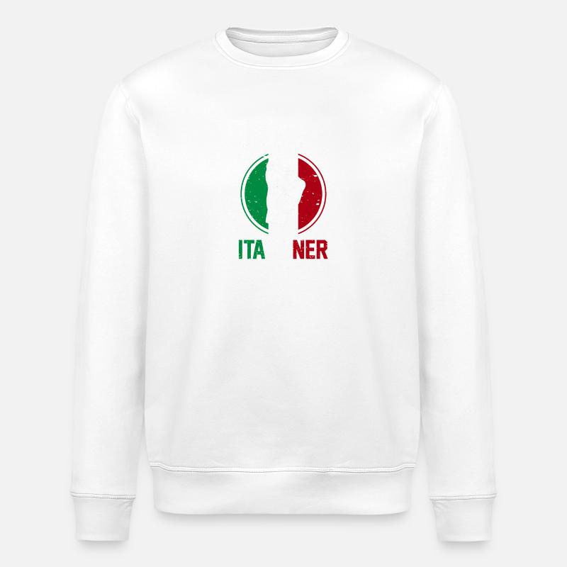 Italie Italien Vaffanculo - Sweat bio ROLLER Stanley/Stella Unisexe - blanc
