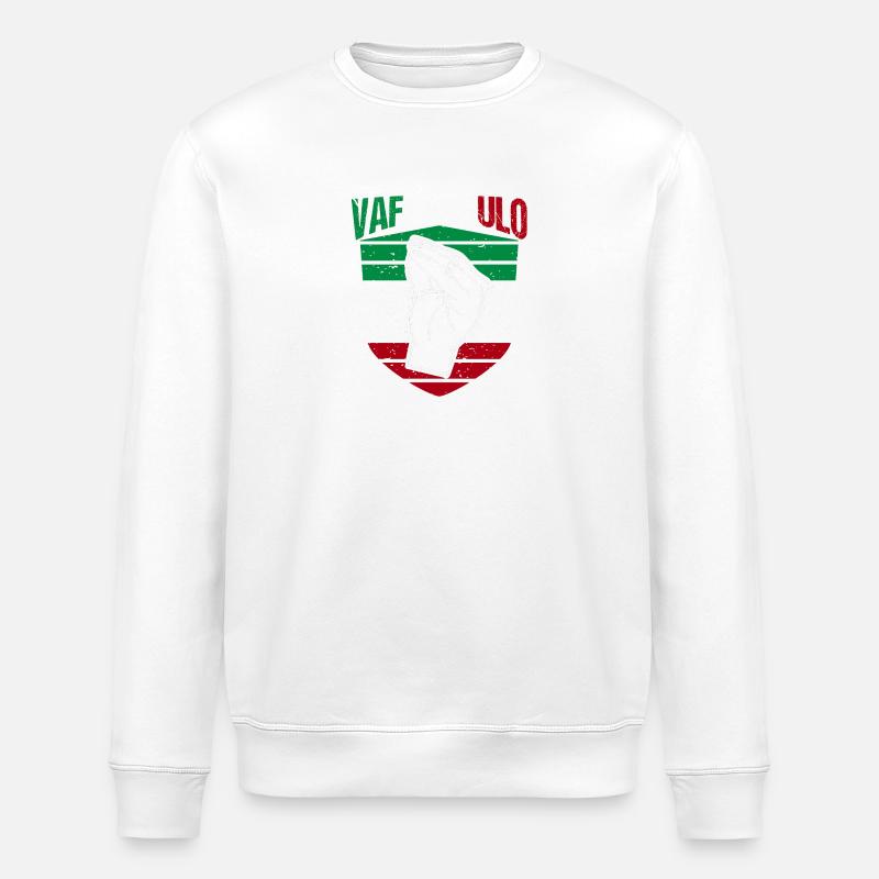 Italie Italien Vaffanculo - Sweat bio ROLLER Stanley/Stella Unisexe - blanc