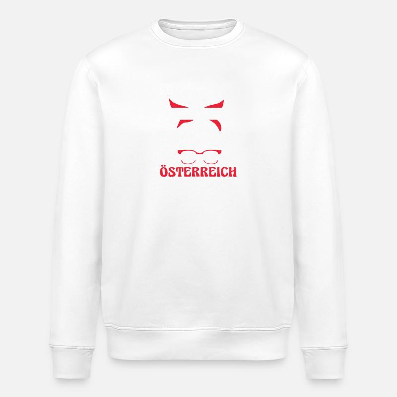 Austrians Austria - Stanley/Stella ROLLER Unisex Organic Sweatshirt - white