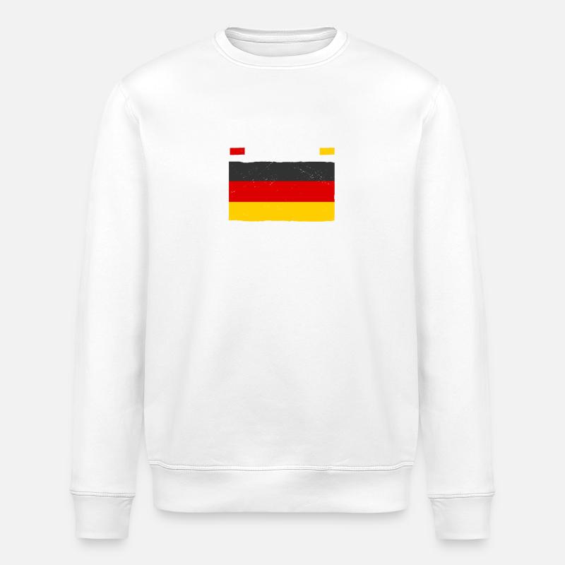 German German Germany - Stanley/Stella ROLLER Unisex Organic Sweatshirt - white