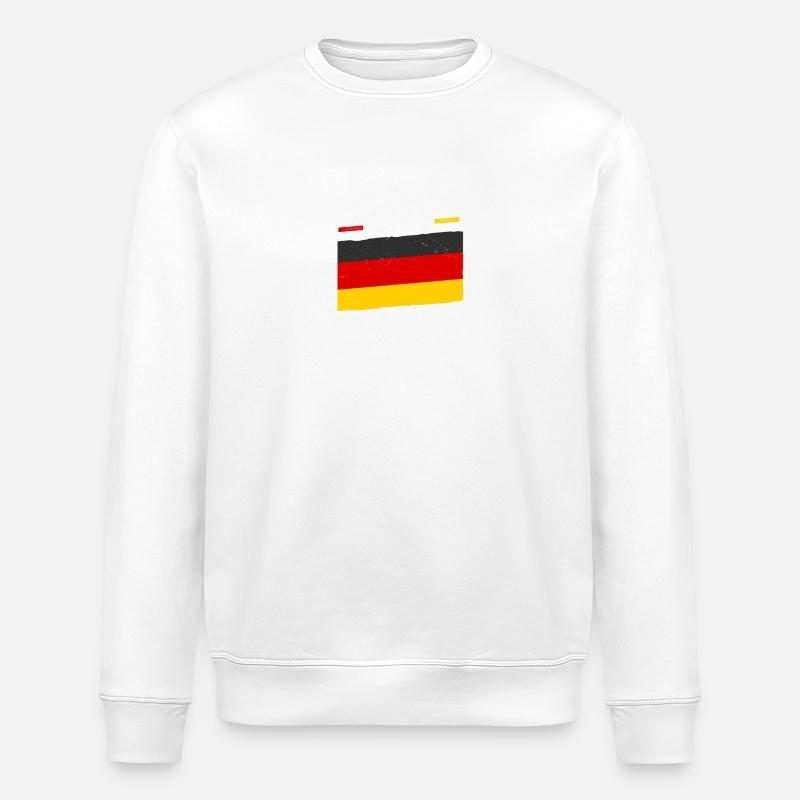 German German Germany - Stanley/Stella ROLLER Unisex Organic Sweatshirt - white
