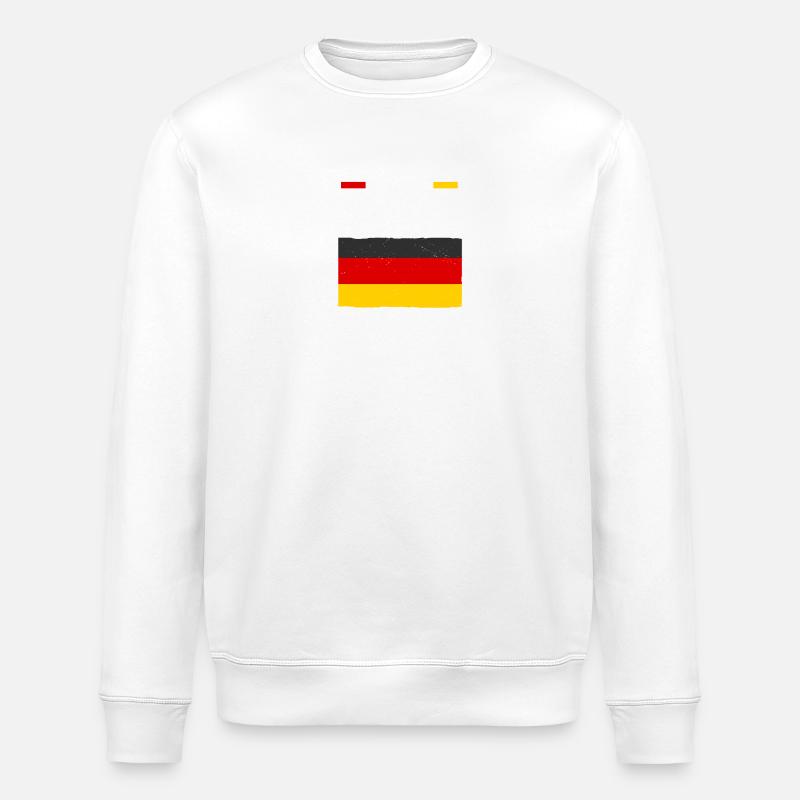 Deutscher Deutsch Deutschland - Stanley/Stella Unisex Bio-Sweatshirt ROLLER - Weiß