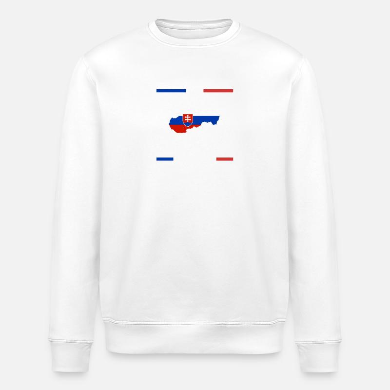 Slowaken Slowakei - Stanley/Stella Unisex Bio-Sweatshirt ROLLER - Weiß