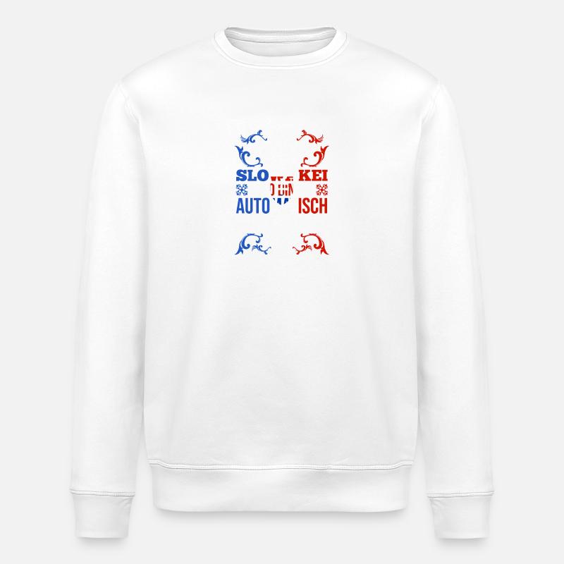 Slowaken Slowakei - Stanley/Stella Unisex Bio-Sweatshirt ROLLER - Weiß