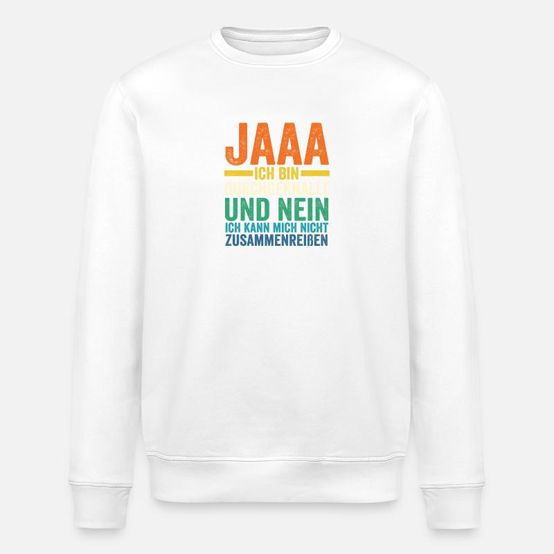Arbeitskollegen Witziges Geschenk - Stanley/Stella Unisex Bio-Sweatshirt ROLLER - Weiß