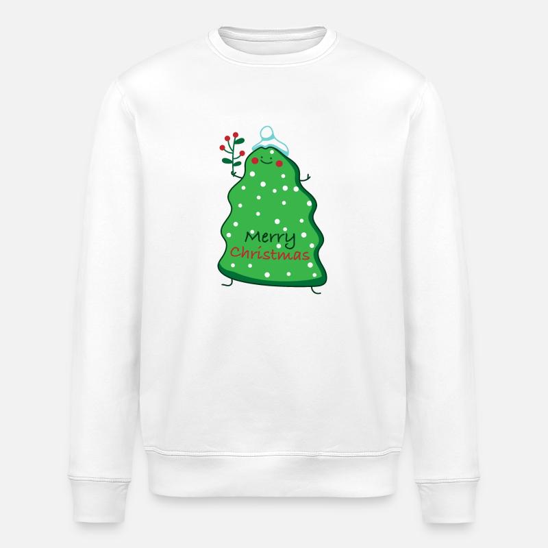Christmas Tanne - Stanley/Stella Unisex Bio-Sweatshirt ROLLER - Weiß