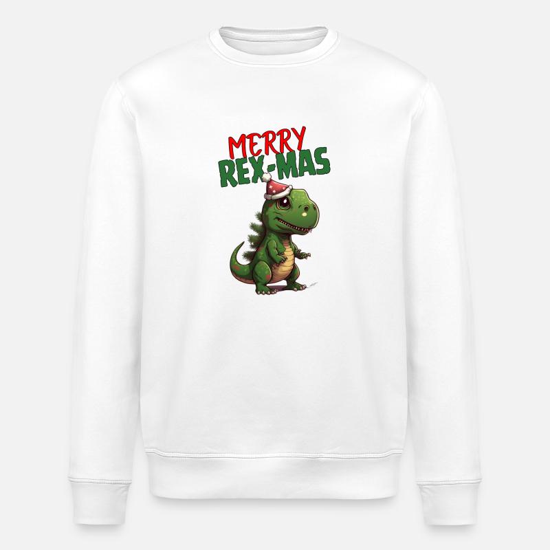 Joyeux Rex-Mas - Sweat bio ROLLER Stanley/Stella Unisexe - blanc