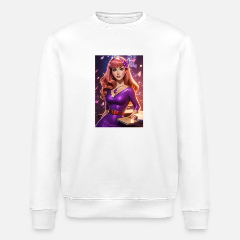 Daphne Blake - Stanley/Stella Unisex Bio-Sweatshirt ROLLER - Weiß
