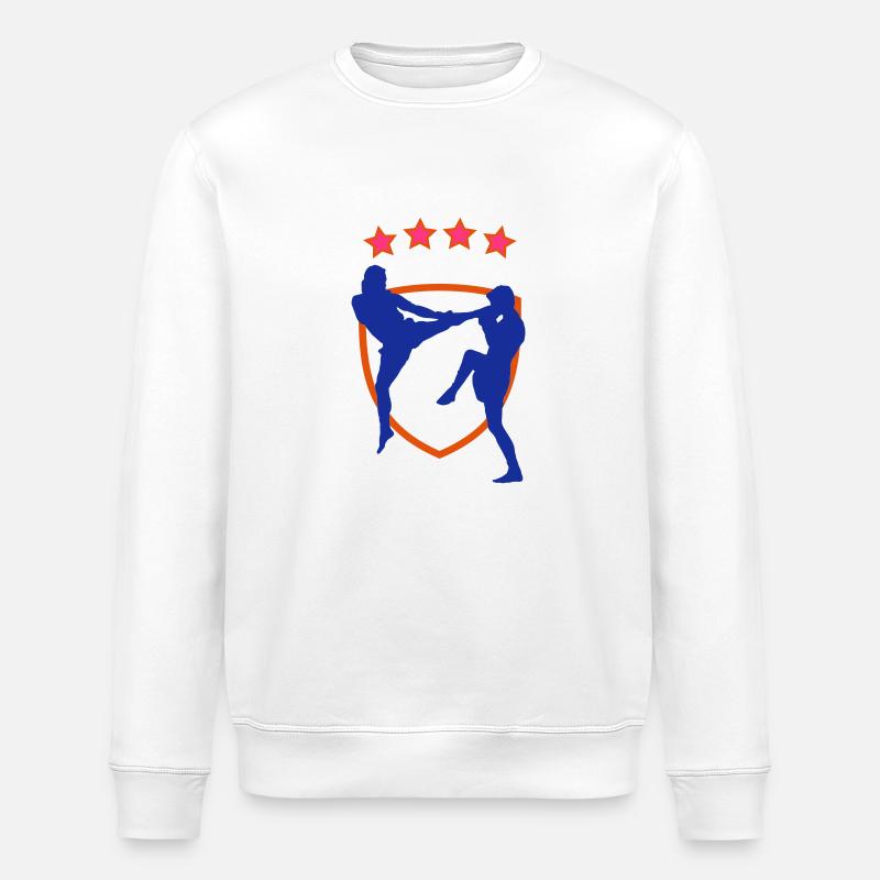 kampfsport_13 - Stanley/Stella Unisex Bio-Sweatshirt ROLLER - Weiß