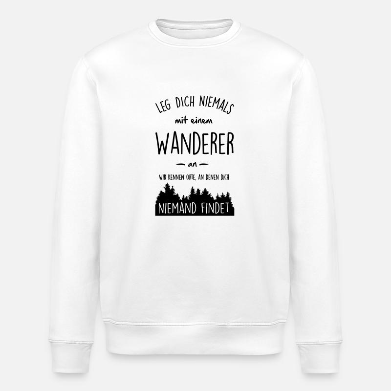 Wandern - Wanderer - Stanley/Stella Unisex Bio-Sweatshirt ROLLER - Weiß